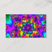 Rainbow Floral Sprinkles Visitekaartje (Achterkant)