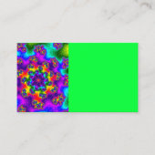 Rainbow Floral Sprinkles Visitekaartje (Voorkant)