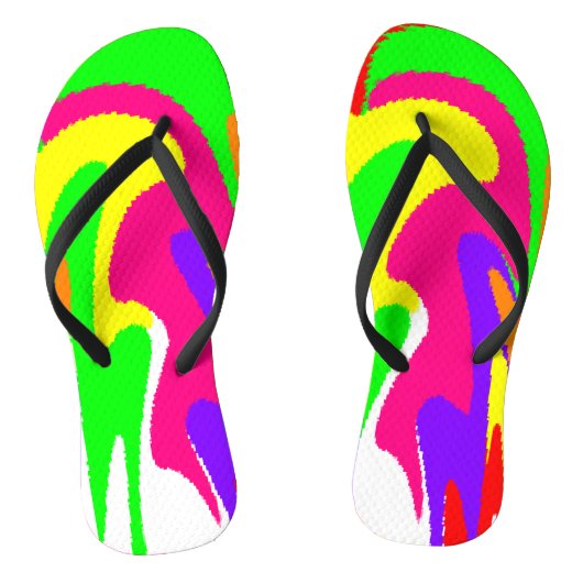 "Rainbow Floral" Teenslippers (Voetbed)
