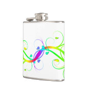 Rainbow Flourish Heupfles (Links)