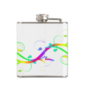 Rainbow Flourish Heupfles (Achterkant)