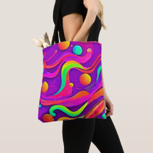 Rainbow Flow: Abstract plezier Draagtas