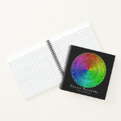 Rainbow Flower Mandala Notitieboek (Binnen)