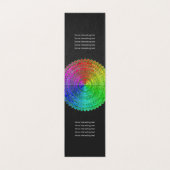 Rainbow Flower Mandala Visitekaartjes (Binnenkant ongevouwen)