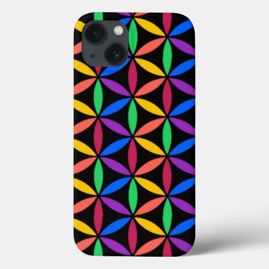 Rainbow Flower of Life Pattern Hoesje-Mate iPhone  Case-Mate iPhone Case (Achterkant)