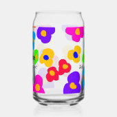 Rainbow flower pride amour ajouter nom texte lqbtq (Gauche)