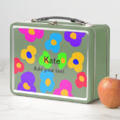 Rainbow flower pride liefde voeg naam tekst labtq (In situ)