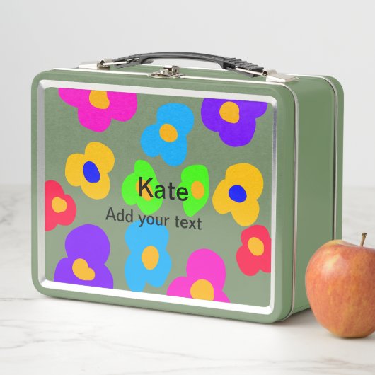 Rainbow flower pride liefde voeg naam tekst labtq (In situ)