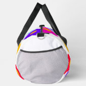 Rainbow flower pride liefde voeg naam tekst labtq  plunjezak (Rechts)