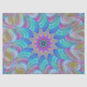Rainbow Flower tissue papier
