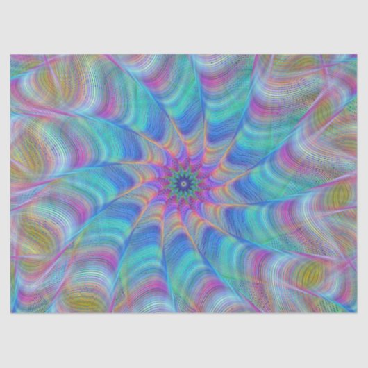 Rainbow Flower tissue papier (Voorkant)