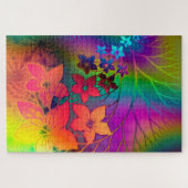 Rainbow Flowers Legpuzzel (Horizontaal)