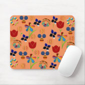 Rainbow Flowers Mousepad Muismat (Met muis)