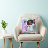 Rainbow Fluffy Clouds & Butterfly Baby Kussen (Stoel)