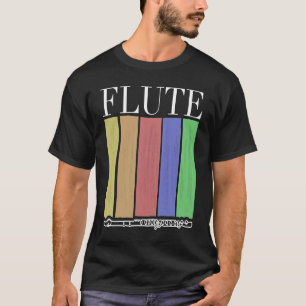 RAINBOW FLUTE MUSICAL INSTRUMENT Color Beat Musici T-shirt