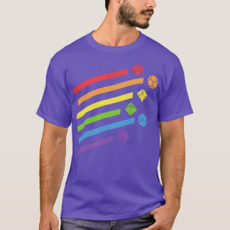 Rainbow Flying Dice T-shirt