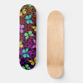Rainbow Foam Butterflies Skateboard (Voorkant)