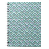 Rainbow Folie ZigZag Pattern Notitieboek (Voorkant)