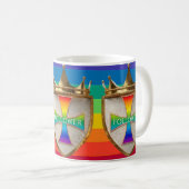 Rainbow Follower Crest Coffee Mug (Devant droit)