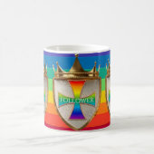 Rainbow Follower Crest Coffee Mug (Centre)