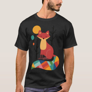 Rainbow Fox T-shirt