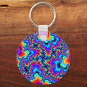 Rainbow Fractal Sleutelhanger (Voorkant)