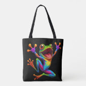 Rainbow Frog Draagtas (Achterkant)