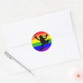 Rainbow Frog sticker (Envelop)