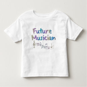 Rainbow Future Musician Musical Notes Kinder T-Shi Kinder Shirts