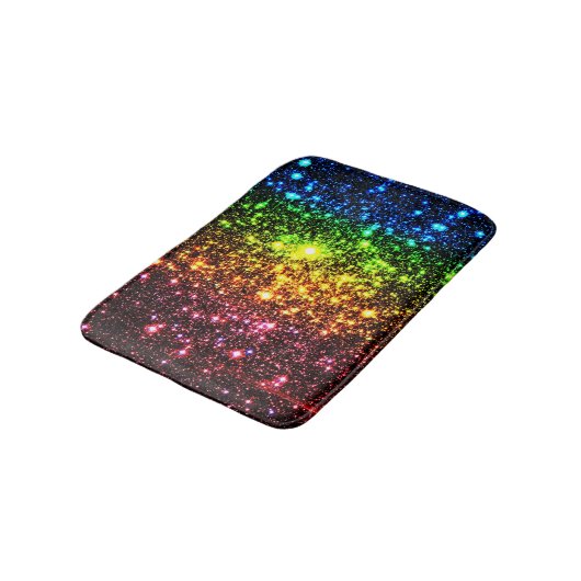 Rainbow Galaxy Bathmat Badmat (Gekanteld)