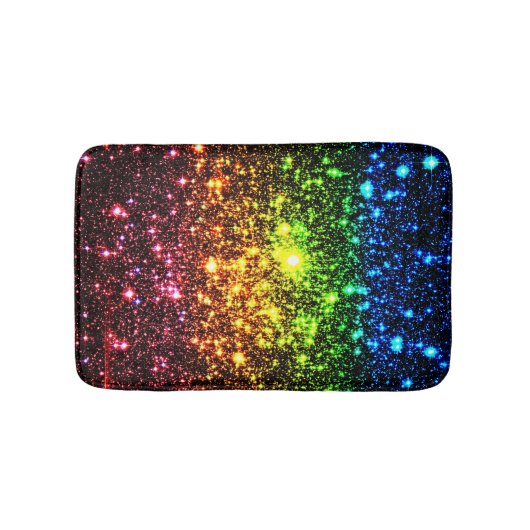 Rainbow Galaxy Bathmat Badmat (Voorkant)