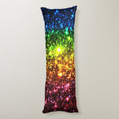 Rainbow Galaxy Body kussen (Achterkant (Verticaal))