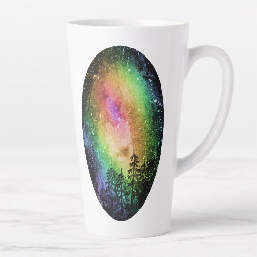Rainbow Galaxy Cup Latte Mok (Rechts)