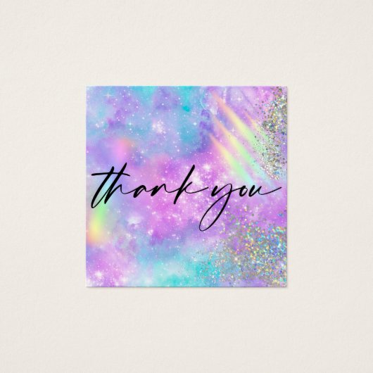 Rainbow Galaxy Merci Remise aux clients Insertion (Devant)