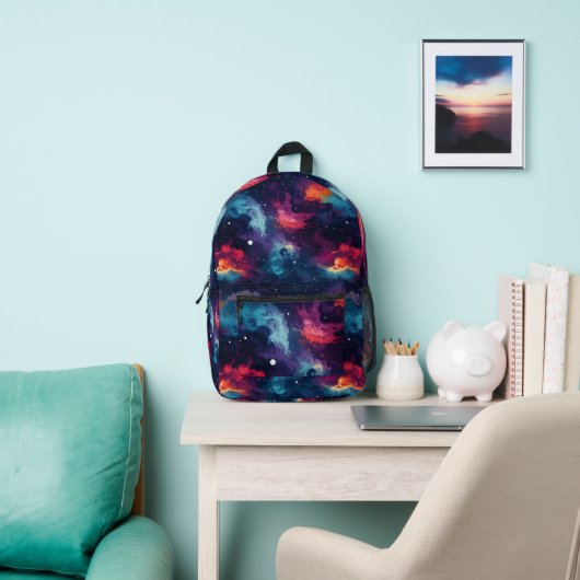 Rainbow Galaxy Pattern Bedrukte Rugzak (Insitu)