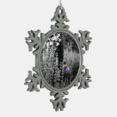 Rainbow Garden Visitor Snowflake Ornament (Links)
