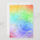 Rainbow Gay and Lesbian Pride Mme & Mme Invitation (Dos)