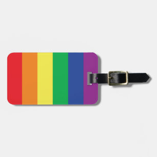 Rainbow Gay Freedom Pride Flag Symbool Bagagelabel