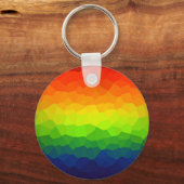 Rainbow Gay Pride Colors LBGT Symbool Sleutelhanger (Voorkant)