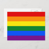 Rainbow Gay Pride Flag Briefkaart (Voorkant / Achterkant)