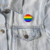 RAINBOW GAY PRIDE FLAG | BUTTON (In situ)