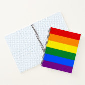 Rainbow Gay Pride Flag Notitieboek (Binnen)