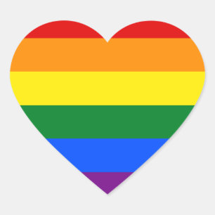 RAINBOW GAY PRIDE FLAG STICKER