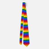 Rainbow Gay Pride Flag Stropdas (Achterkant)