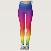 Rainbow Gay Pride Gradient Leggings (Voorkant)