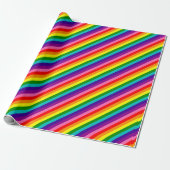 Rainbow Gay Pride LGBT Original 8 Stripes Flag Cadeaupapier (Uitgerold)