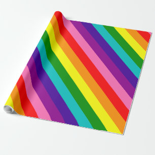 Rainbow Gay Pride LGBT Original 8 Stripes Flag Cadeaupapier