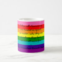 Rainbow Gay Pride LGBT Original 8 Stripes Flag Mok