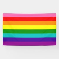 Rainbow Gay Pride LGBT Original 8 Stripes Flag