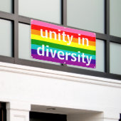 Rainbow Gay Pride LGBT Original 8 Stripes Flag Spandoek (Buitenkant Gebouw)